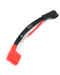 Cable - Battery - 7 inch - With Secondary Connector - Black - Red - TX650 - XS650