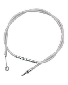 Cable - Clutch - +2 Inches - Silver/Chrome - XVS650 Custom - 1998-2016