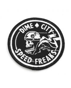 Patch - Speed Freaks - Round - 3 inch - Black - White